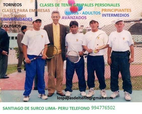 Clases de tenis en Lima