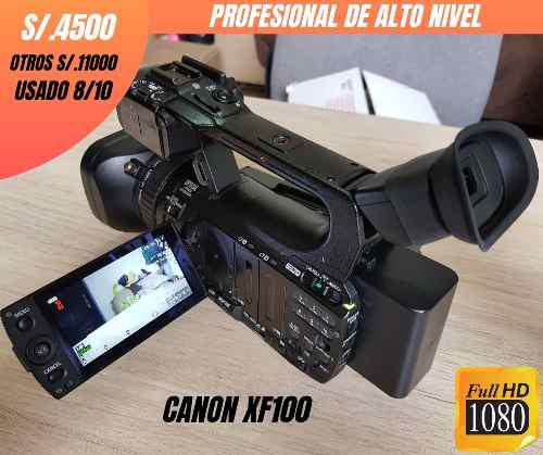 Filmadora Canon Xf100 Full Hd Profesional Alto Nivel