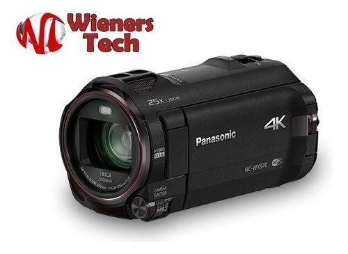Filmadora Panasonic 4k Ultra Hd Hc-wx970 Doble Camara Nueva