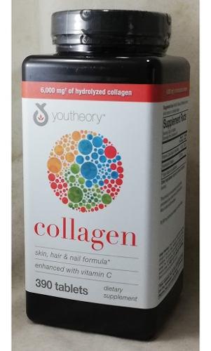 Colageno Hidrolizado Youtheory 390 Pastillas Collagen