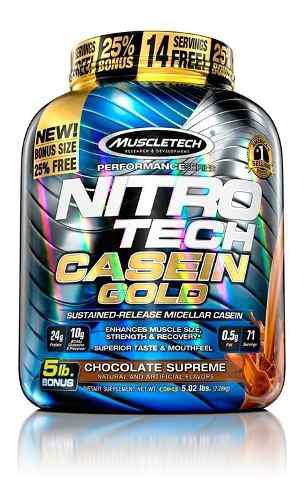 Proteína Nitrotech Casein Gold 5lb