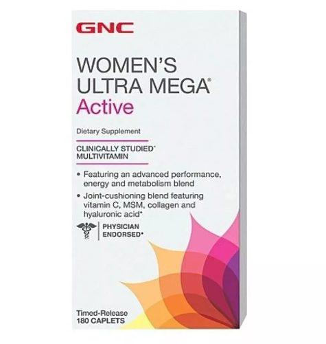 Womans Ultra Mega Active Multivitaminico Marca Gnc