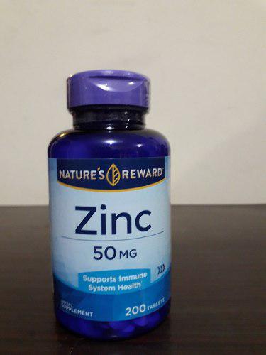 Zinc 50 Mg 200 Cápsulas Nature Reward