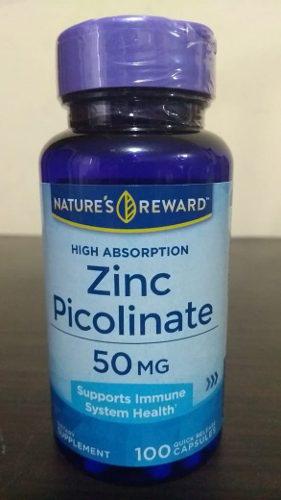 Zinc Picolinato 50 Mg 100 Caps Nature Reward
