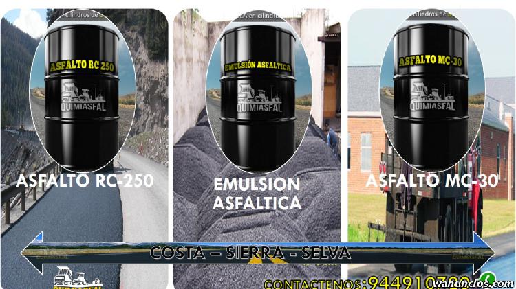 venta de asfalto rc 250 y emulsion asfaltica cssh1