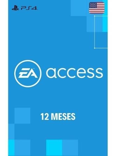 Ea Access Ps4 Usa Membresía 12 Meses- Código Digital