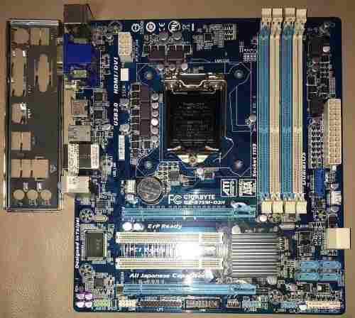Placa 1155 Gigabyte B75 Xeon Corei7/5/3 2da-3ra Gamers