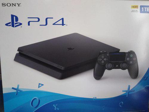 Ps4 Consola Play Station 4 Slim 1tb + 1 Juegos