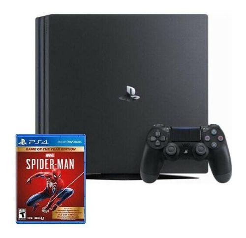 Ps4 Pro 1tb Playstation 4 + Spider Man Goty Edition Bundle