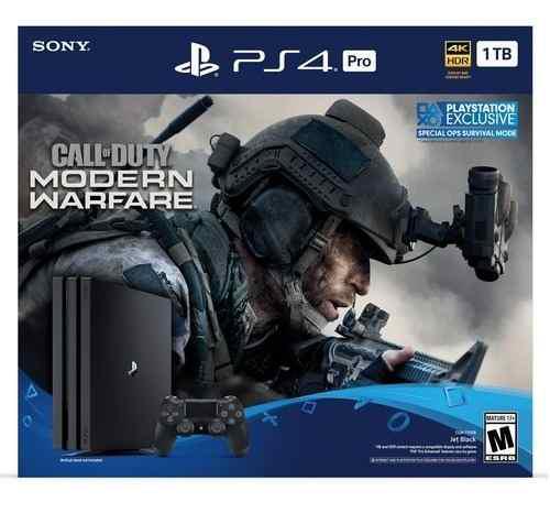 Sony Ps4 Pro 1tb 4k Call Of Duty Modern Warfare Nuevo Oferta