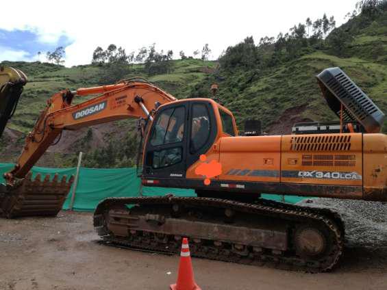 Excavadora doosan dx340lca año 2016 en Lima