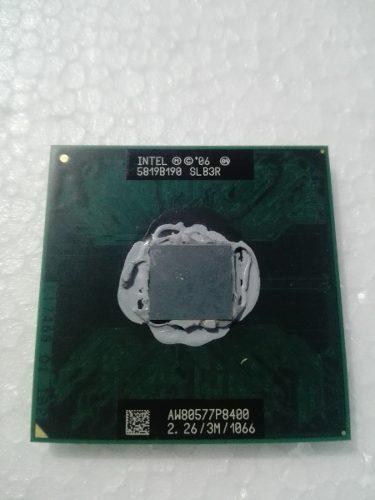 Intel Core 2 Duo P8400 Cpu 2,26g 3m Cpu 1066 Mhz 25w Pga
