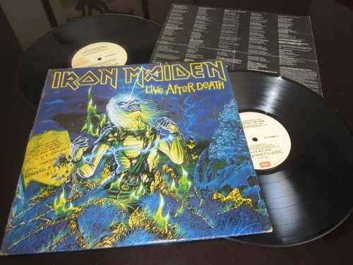 Iron Maiden Live After Death Perú 1986 Insert Raro Ozzyperu