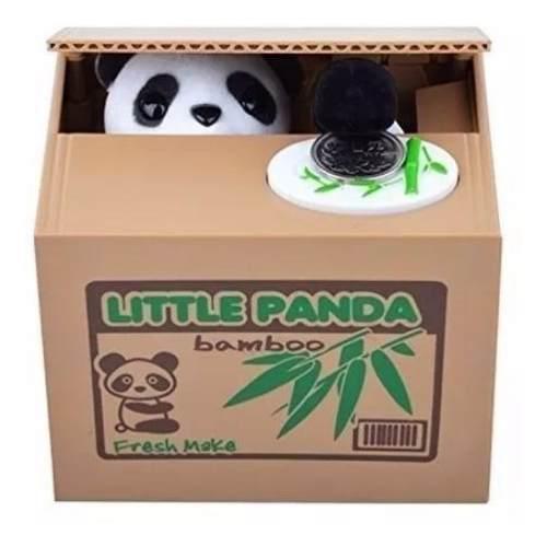 Alcancia De Oso Panda Roba Moneda Caja Ahorrador Gift