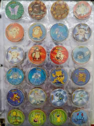 Coleccion Completa De Chipi Taps Tazos Pokemon