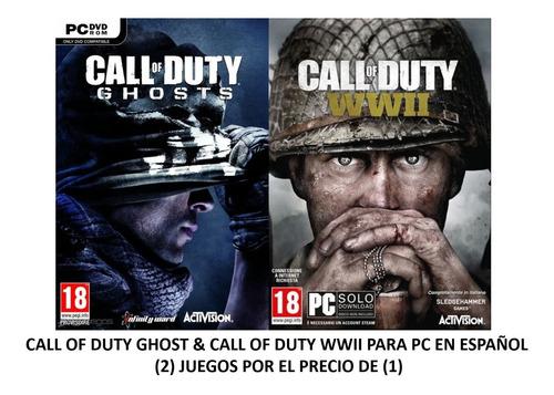 Call Of Duty Ghost & Call Of Duty Ww2 Para Pc