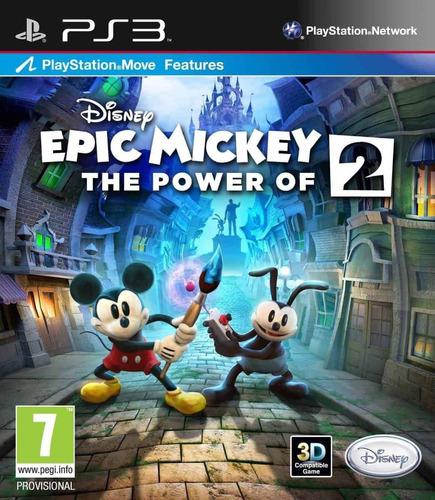 Disney Epic Mickey 2 The Power Of Two Ps3 Digital Gcp