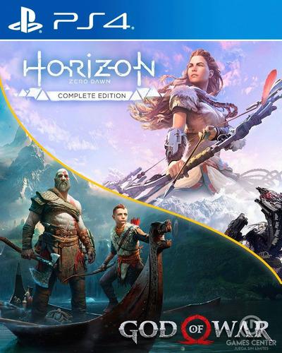God Of War + Horizon Zero Dawn Complete Ps4 Digital Gcp
