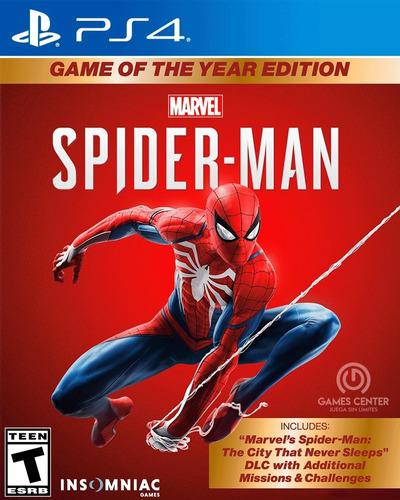 Marvels Spider Man Game Of The Year Edition Ps4 Digital Gcp