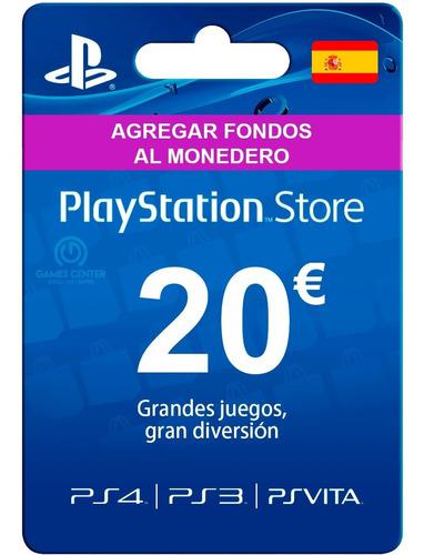 Playstation Network Card 20 Euros - España - Gcp