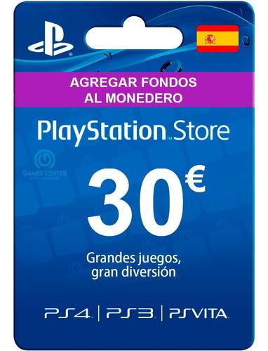 Playstation Network Card 30 Euros - España - Gcp