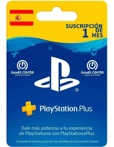 Playstation Plus Ps Plus 1 Mes España - Gcp