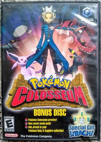 Pokémon Colosseum Bonus Disc (rareza) Para Gamecube