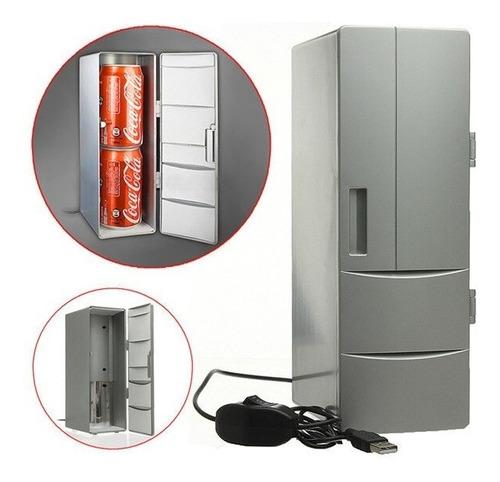 Refrigerador Nevera Mini Usb Dual Bebidas Caliente O Frio