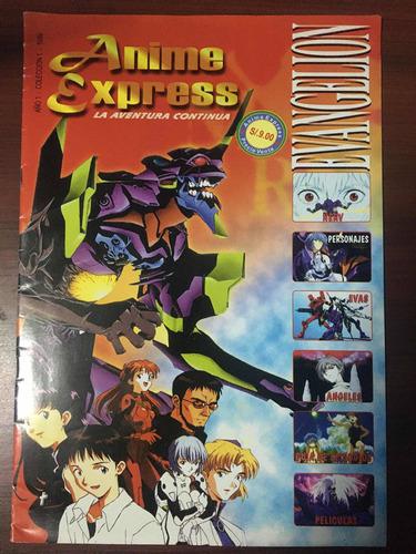 Revista Anime Express,manga Express Especial Evangelion 1999