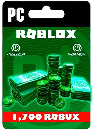 Roblox 1700 Robux Pc - Global - Gcp
