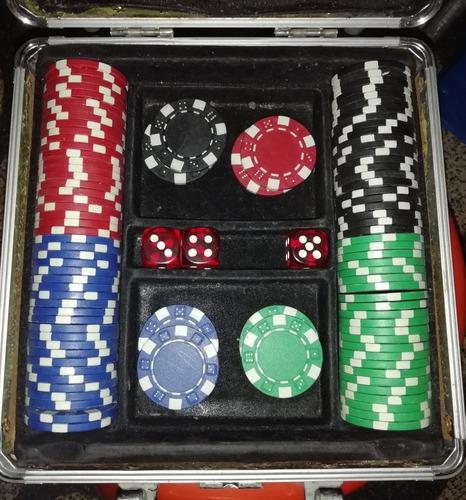 Fichas Pesadas De Poker 11.5 Gm Con Maletin, 100 Fichas
