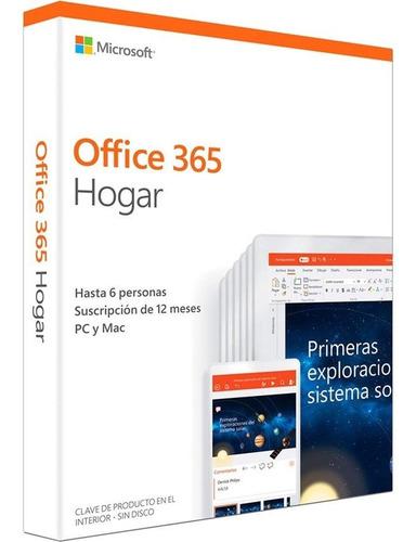 Microsoft Office 365 Hogar - Licencia Compartida 1 Año