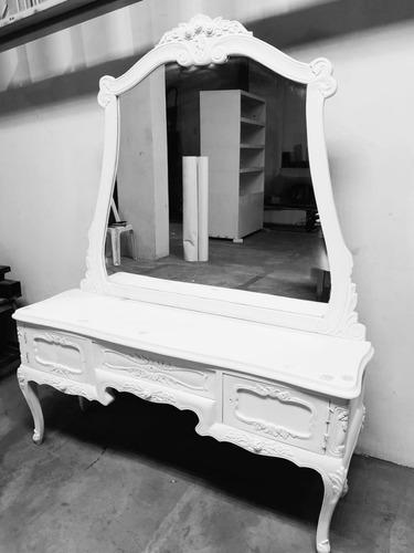 Mueble Estilo Vintage-blanco-madera Cedro