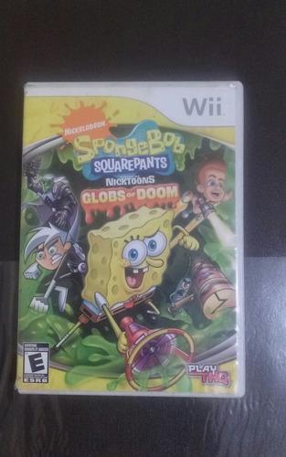Spongebob Squarepants Nicktoons Globs Of Doom - Nintendo Wii