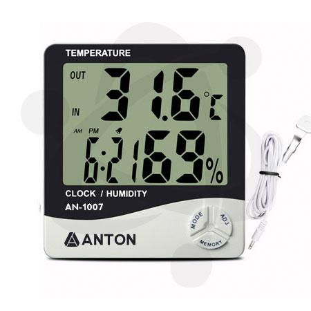 Termohigrometro digital anton 1007 medidor temperatura en