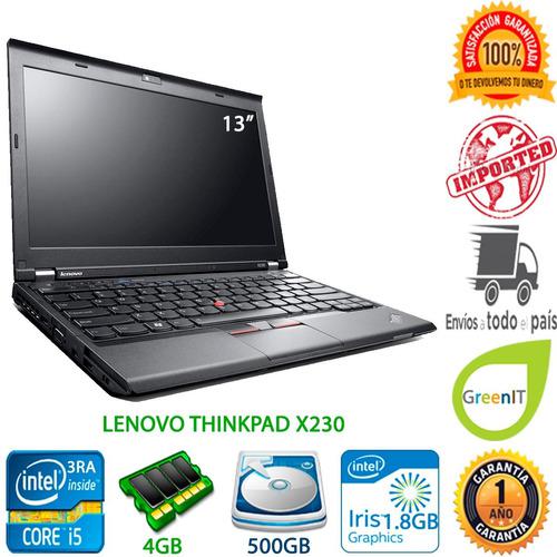 Lenovo Thinkpad X230 Intel Core I5 3ra Gen Hdmi Vga Usb 3.0