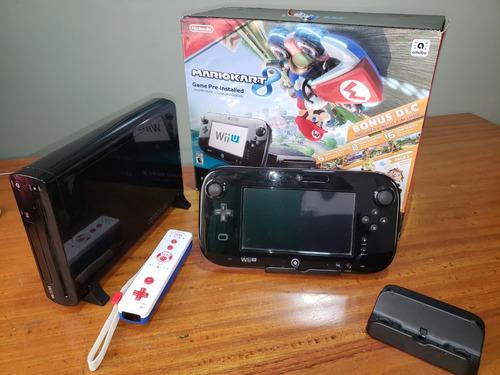 Nintendo Wii U Negro, Casi Nuevo. Con Mando Adicional