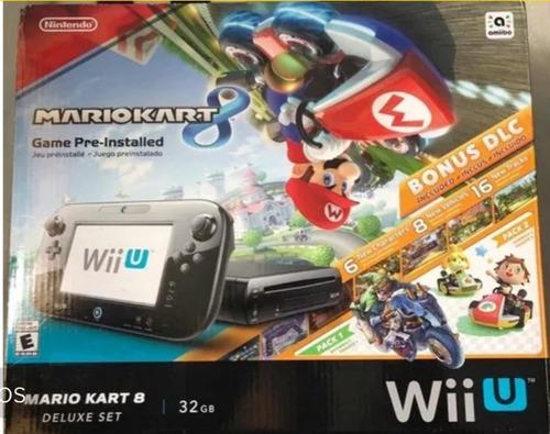 Nintendo Wiiu 32gb / Mario Kart 8 + 8 Juegos + 2mandos Plus