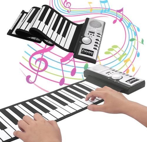 Piano Órgano Teclado Enrrollable Enrroyable Flexible.