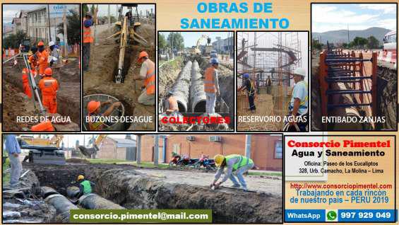 Ejecución de obras de saneamiento en perú – agua
