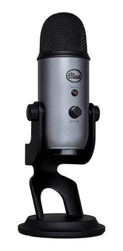 Micrófono Blue Yeti Estéreo Condensador Usb Lunar Gray