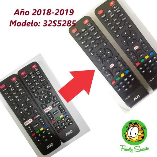 Control Remoto Para Tv Led Aoc Smart 2018 /2019 + Pilas