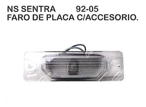 Faro De Placa Nissan Sentra B13 V16 1992 - 2005