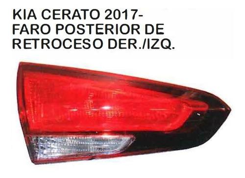 Faro Posterior Retroceso Kia Cerato 2017 - 2018