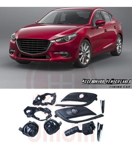 Neblineros Kit Completo Mazda 3 2017 - 2019