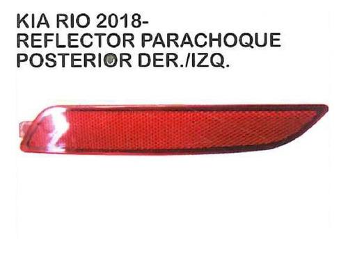 Reflector Faro Parachoque Posterior Kia Rio 2018 - 2020
