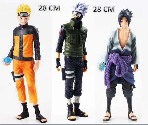 Anime Boruto Naruto Figura Muñeco Set 3 Piezas 28 Cm Sas