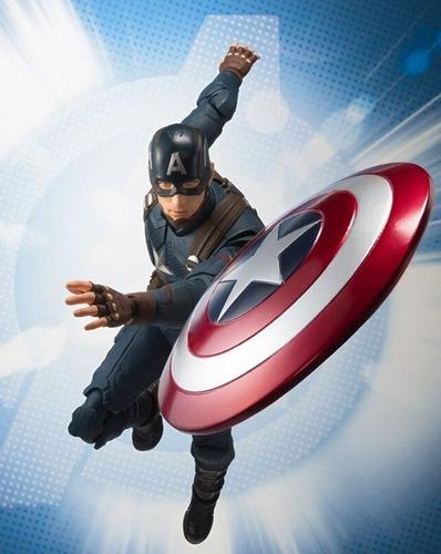 Figura Capitan America 100% Articulable Real Marvel Avengers