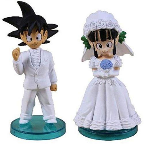 Goku Novio Milk Novia Matrimonio Boda Figuras Originales