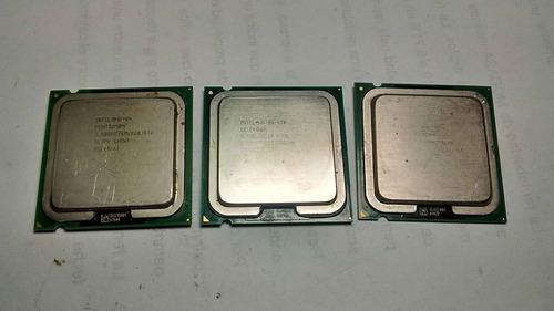 Microprocesadores Intel Celeron Pentium 4 Y Core2 Duo E7400